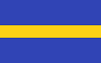 Желто-синий флаг имеет и   провинция Верхняя Силезия   , Которая была провинцией Свободного государства Пруссии с 1919 до 1945
